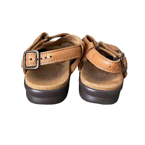SAS Tripad Comfort Brown Leather Slingback Buckle Sandals Women’s Size US 5 M - Picture 5 of 9
